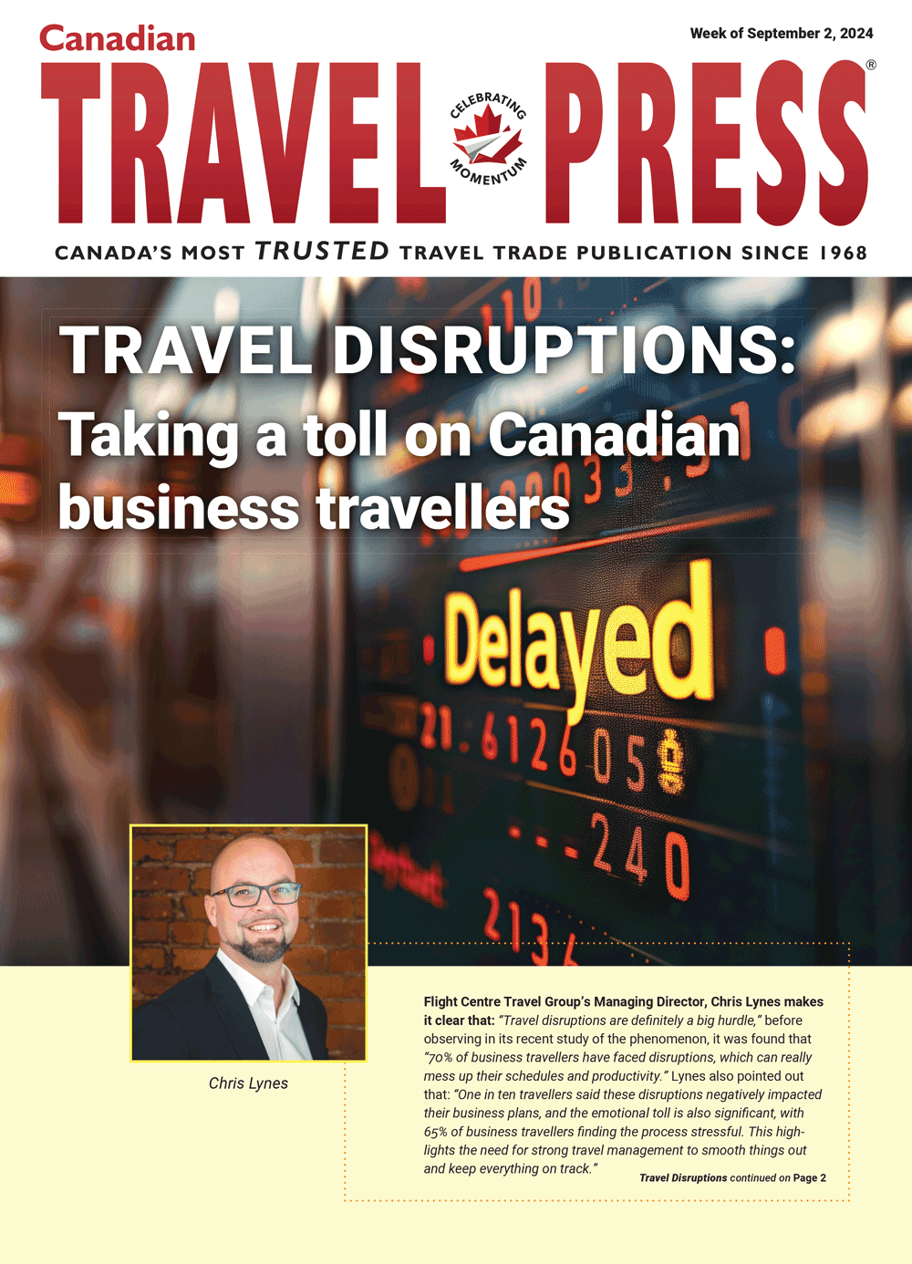 Taking a deep dive into travel disruptions