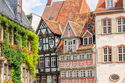 Quedlinburg Altstadt an der Deutschen Fachwerkstrasse