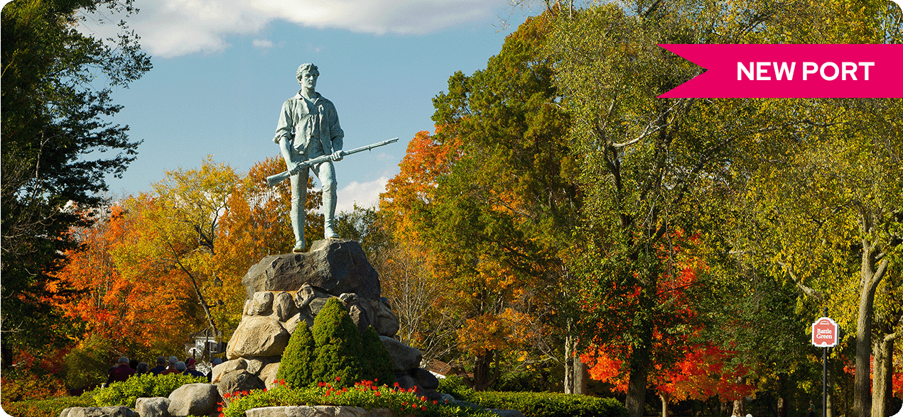 Minute man statue in Boston.