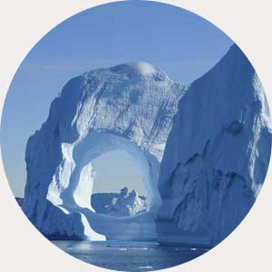 Glaciers.