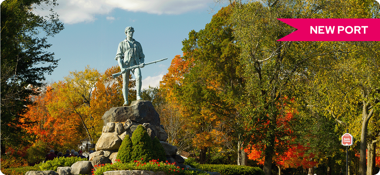 Minute man statue in Boston.