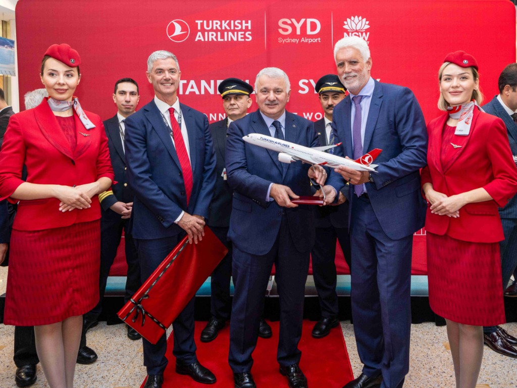 Turkish Airlines makes its debut in Sydney